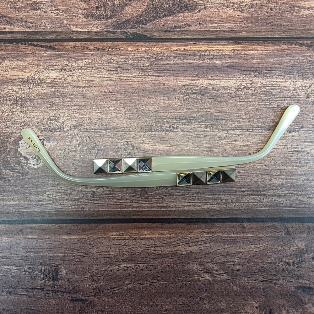 Guess GU2414-TO Replacement Temple Arms Olive Green Gold Studs 135mm Eyeglasses